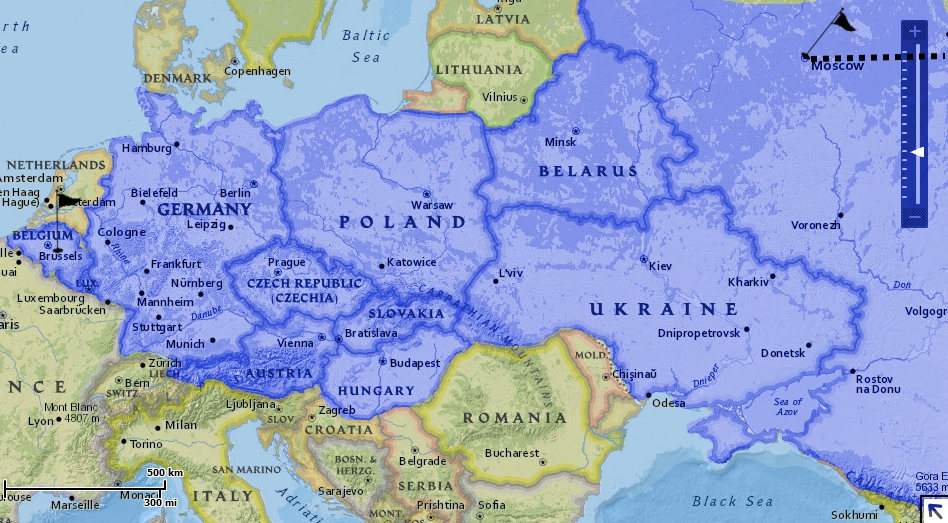 Map Ukraine Google Route